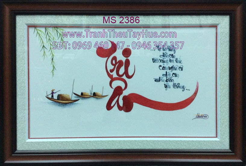 Tranh thêu tặng thầy cô ms 2386