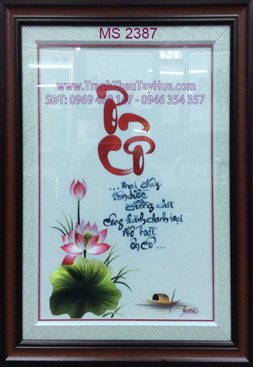 Tranh thêu tặng thầy cô ms 2387 Tranh thêu tặng thầy cô ms 2387