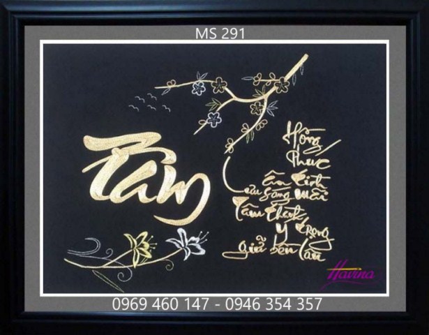 Tranh thêu tặng thầy cô