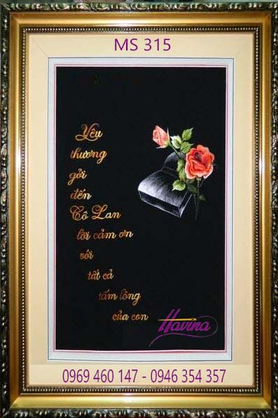 Tranh thêu tặng thầy cô Tranh thêu tặng thầy cô