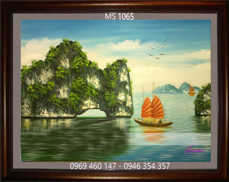Tranh thêu thuận buồm xuôi gió MS 1065
