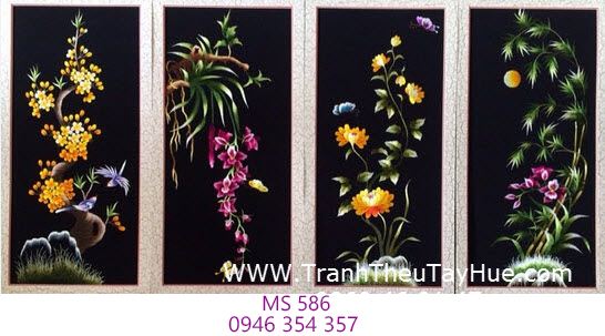 Tranh thêu tứ bình