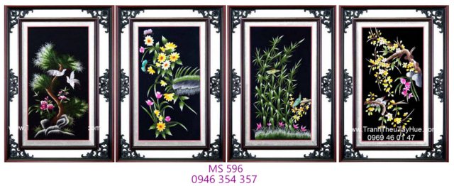 Tranh thêu tứ bình