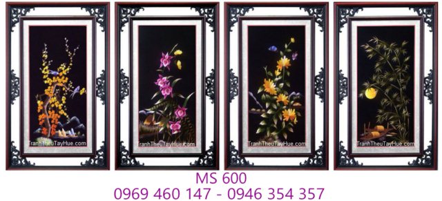Tranh thêu tứ bình