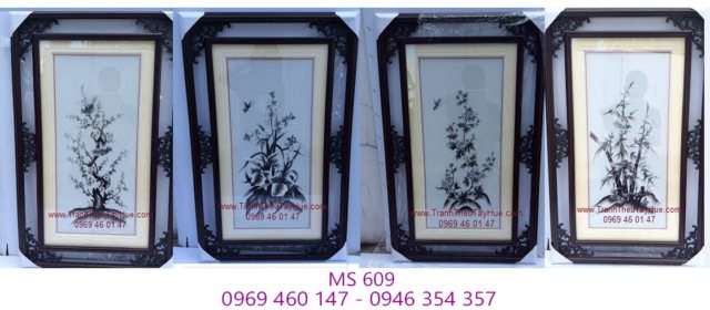 Tranh thêu tứ bình