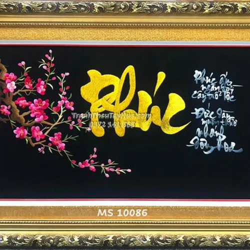 TRANH THÊU CHỮ PHÚC MS 10086
