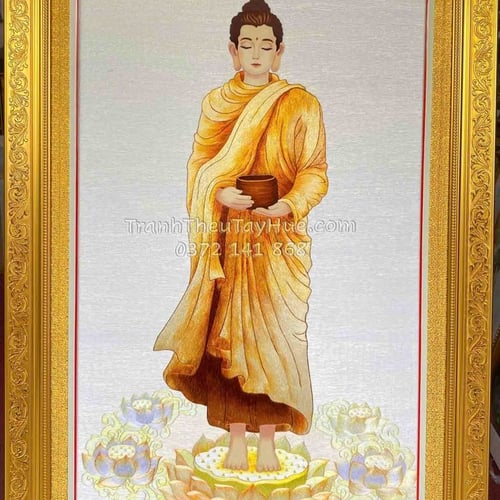 Tranh thêu Phật ms 11054