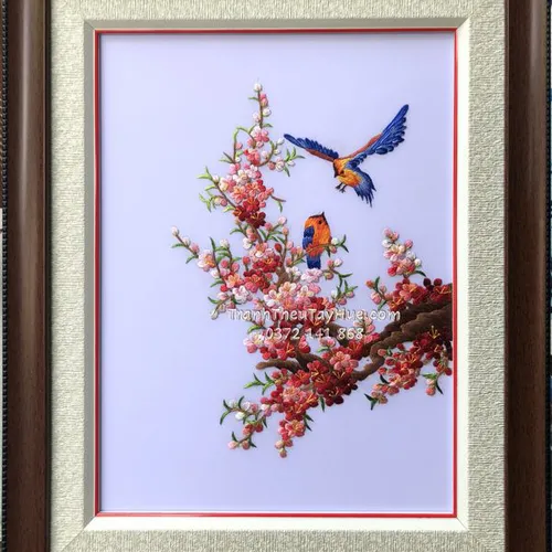 Tranh thêu tặng đám cưới ms 10081