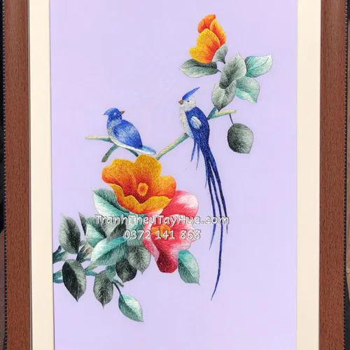 Tranh thêu tặng đám cưới ms 10087