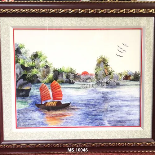 TRANH THÊU THUẬN BUỒM XUÔI GIÓ MS 10046