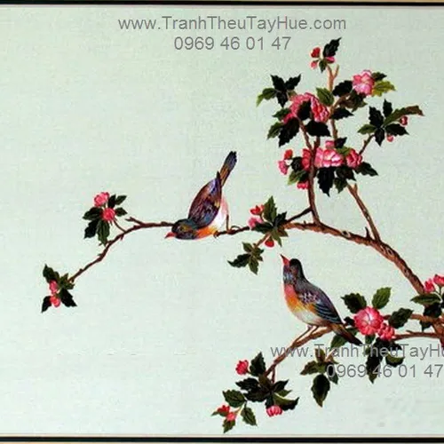 Tranh thêu làm quà tặng ĐÁM CƯỚI 49
