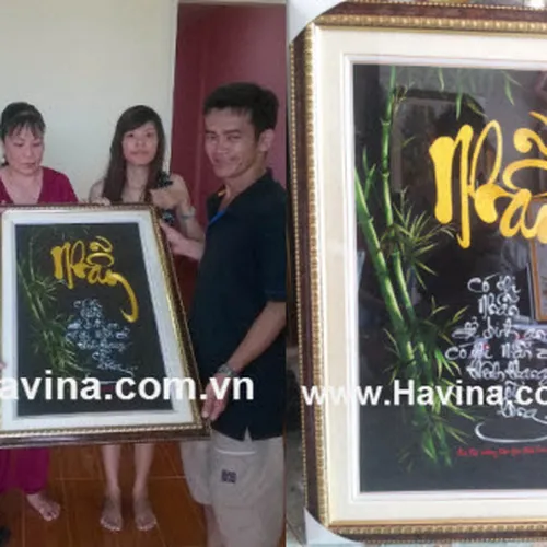 Havina Giao Tranh Thêu Chữ Nhẫn Đến Anh Huân Quận Tân Phú, Tp.Hcm