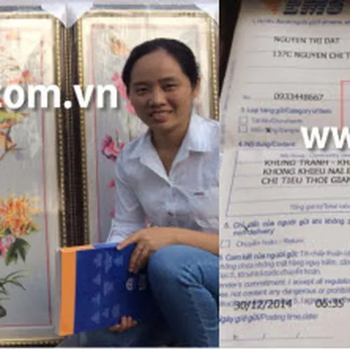 Havina Giao Tranh Thêu Tứ Bình Cho Anh Thảo Ở Hải Phòng