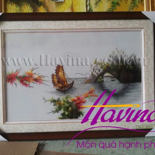 Hoàn Thiện Tranh Thêu Thuận Buồm Xuôi Gió Cho Anh Triều ở Quận 3, TP.HCM