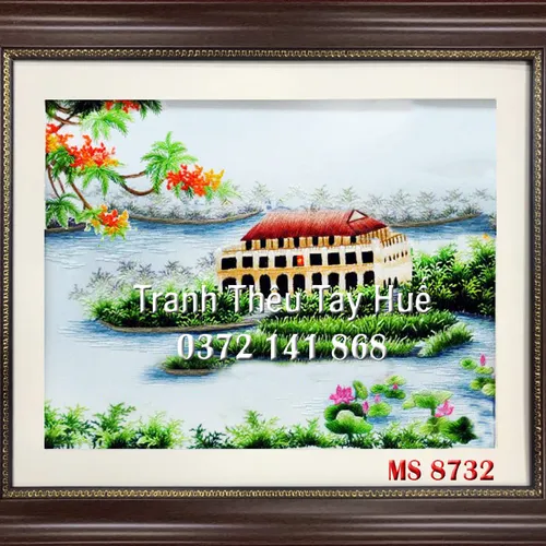 Tranh Bến Nhà Rồng MS 8732