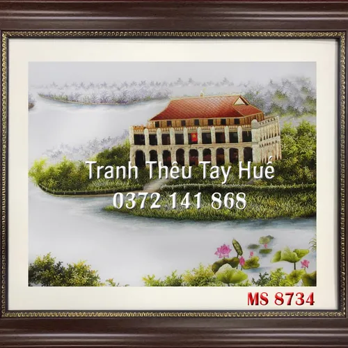 Tranh Bến Nhà Rồng MS 8734
