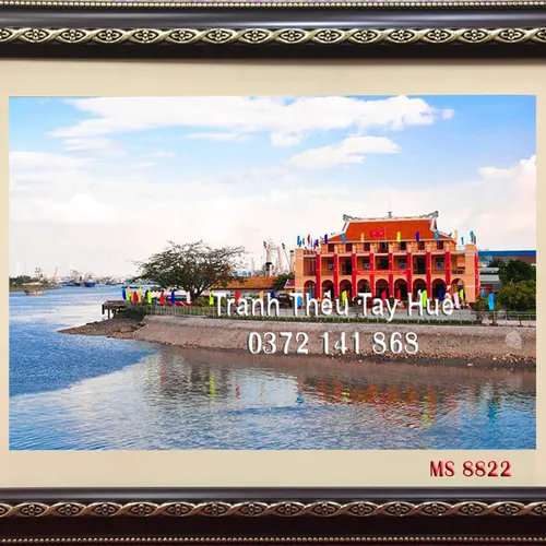 Tranh Bến Nhà Rồng MS 8822