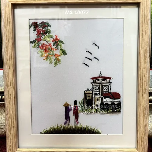 Tranh Chợ Bến Thành MS 10077