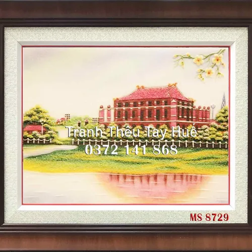 Tranh Thêu Bến Nhà Rồng MS 8729