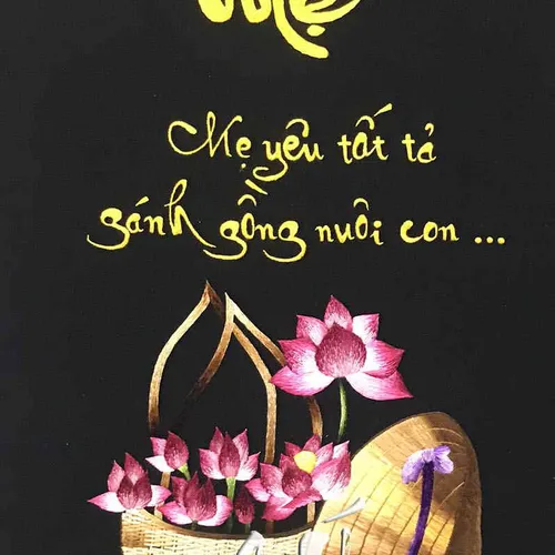 Tranh Thêu Cha Mẹ MS 8323