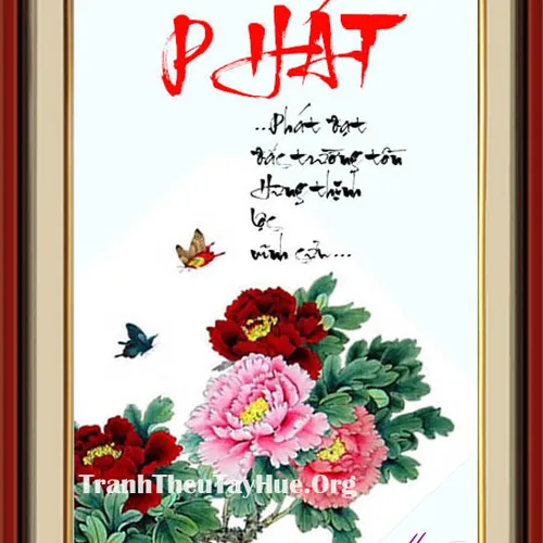 TRANH THÊU CHỮ PHÁT MS 1465