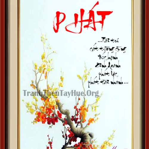 TRANH THÊU CHỮ PHÁT MS 1466