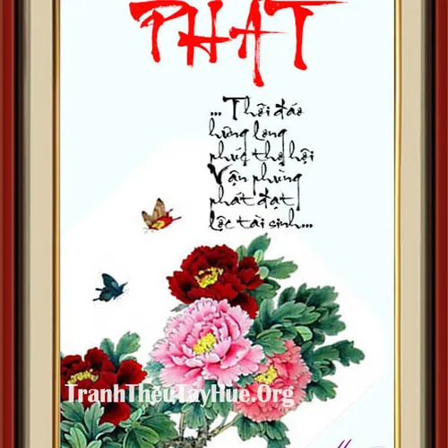 TRANH THÊU CHỮ PHÁT MS 1467