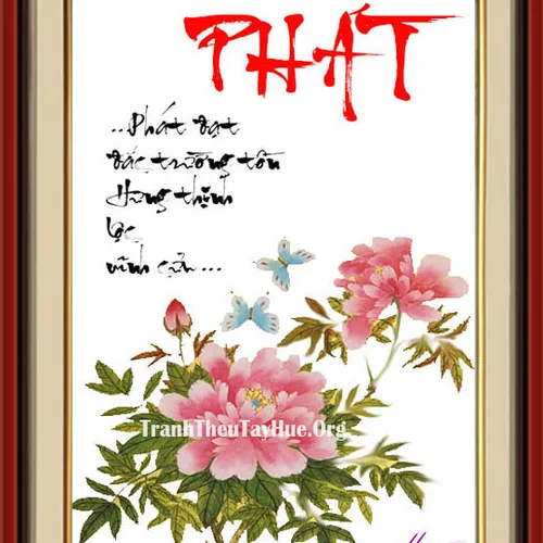 TRANH THÊU CHỮ PHÁT MS 1469
