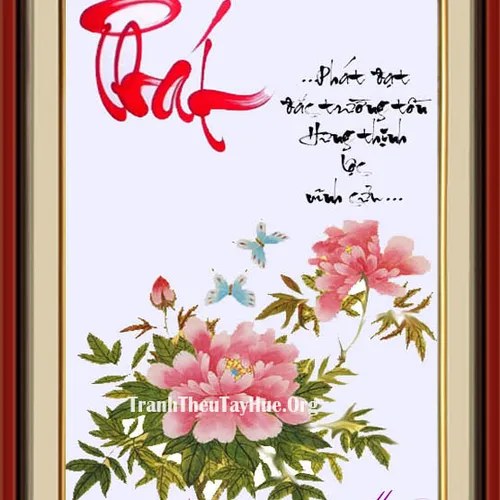 TRANH THÊU CHỮ PHÁT MS 1470