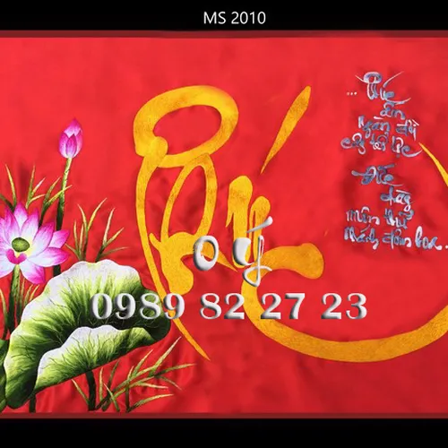 Tranh thêu chữ Phúc  MS 2010