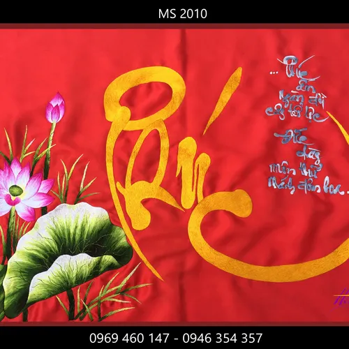 TRANH THÊU CHỮ PHÚC MS 2010