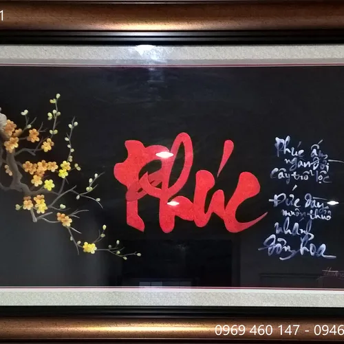 TRANH THÊU CHỮ PHÚC MS 2011