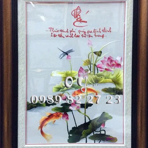 Tranh thêu chữ Phúc  MS 2319