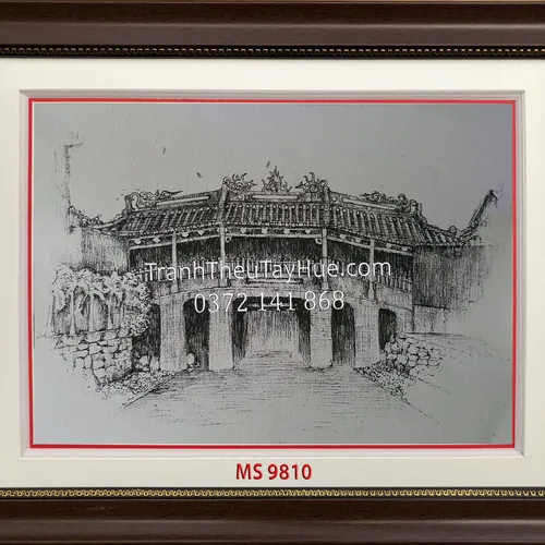 Tranh Thêu Chùa Cầu MS 9810