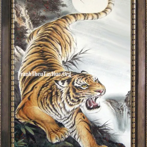 TRANH THÊU CON HỔ MS 1661