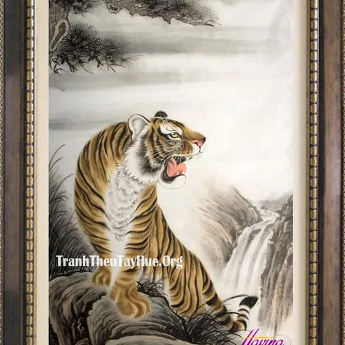 TRANH THÊU CON HỔ MS 1667