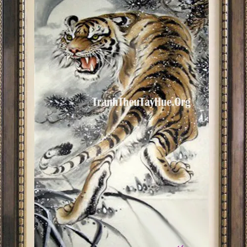 TRANH THÊU CON HỔ MS 1668