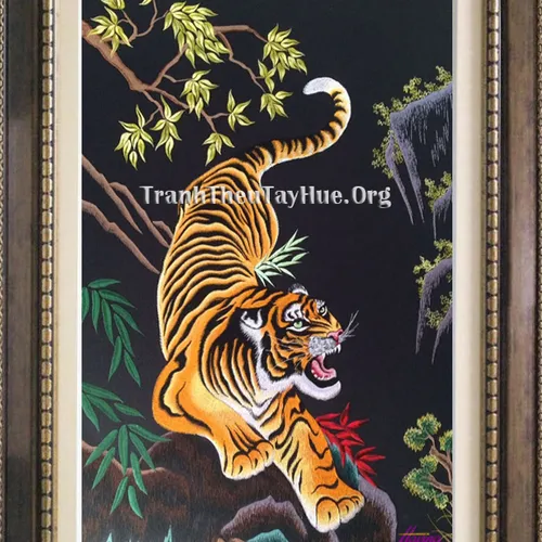 Tranh thêu con hổ MS 51