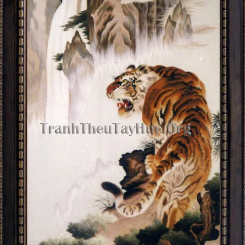 Tranh thêu con hổ MS 59