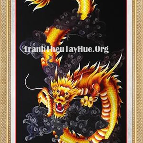 Tranh thêu con rồng MS 696