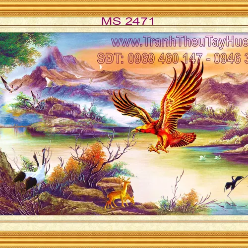 TRANH THÊU ĐẠI BÀNG TUNG CÁNH MS 2471
