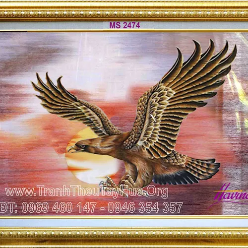 TRANH THÊU ĐẠI BÀNG TUNG CÁNH MS 2474