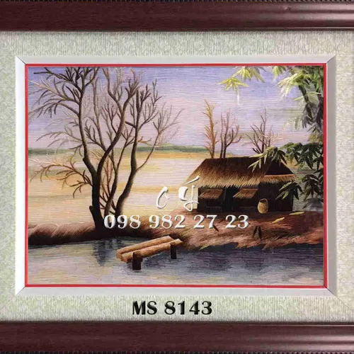Tranh Thêu Đồng Quê MS 8143