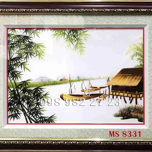 Tranh Thêu Đồng Quê MS 8331