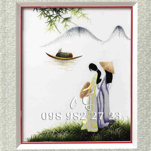 Tranh Thêu Đồng Quê MS 8341