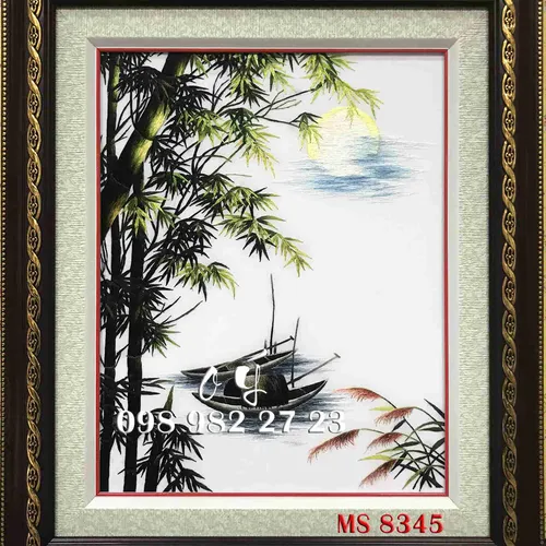 Tranh Thêu Đồng Quê MS 8345
