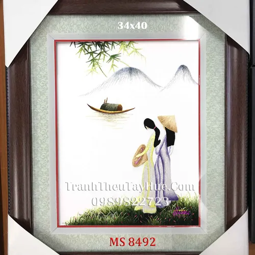 Tranh Thêu Đồng Quê MS 8492