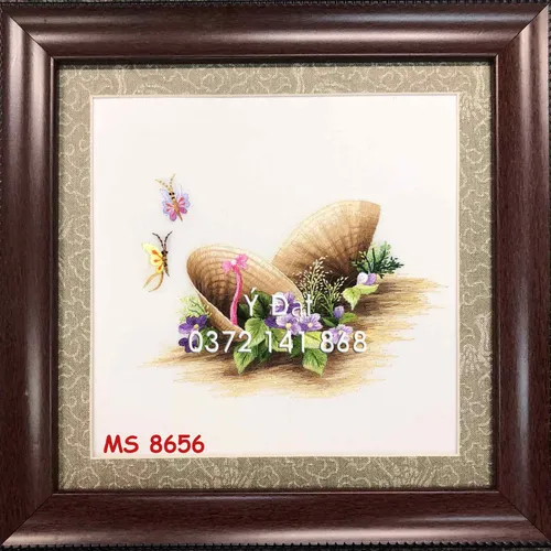 Tranh thêu đồng quê ms 8656