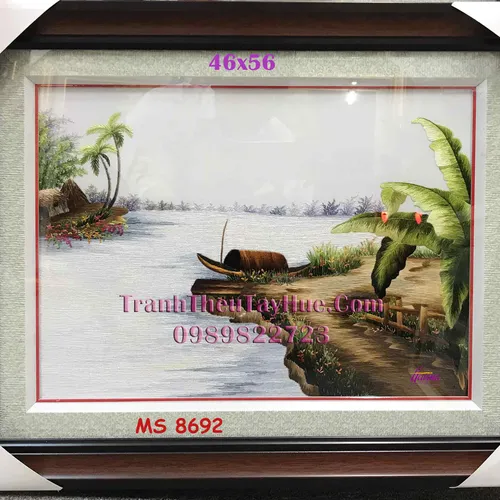 Tranh thêu đồng quêm s 8692