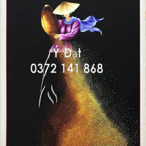 Tranh thêu Hạt Vàng MS 8579